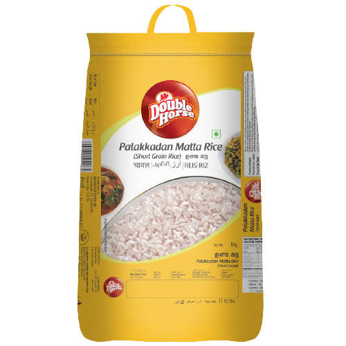 Double Horse Palakkadan Matta Rice (Short Grain Rice) | Grocsy