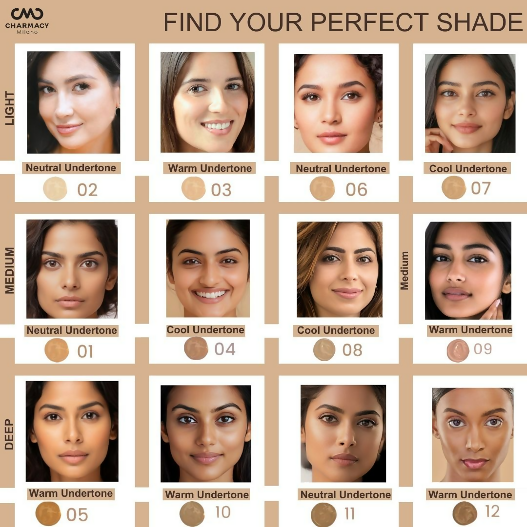 Charmacy Milano CMC Matte Foundation - 03 | Grocsy