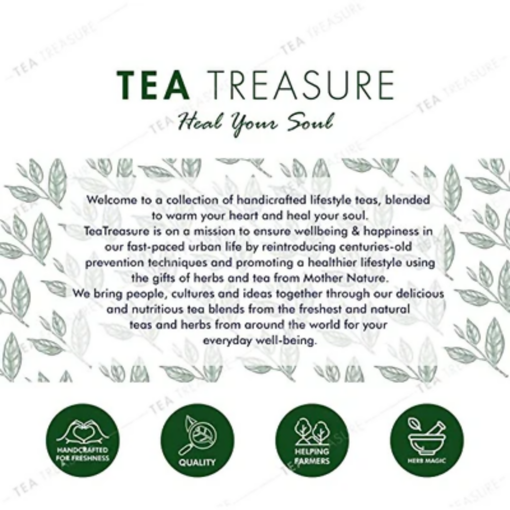Tea Treasure Hibiscus Green Tea Bags | Grocsy