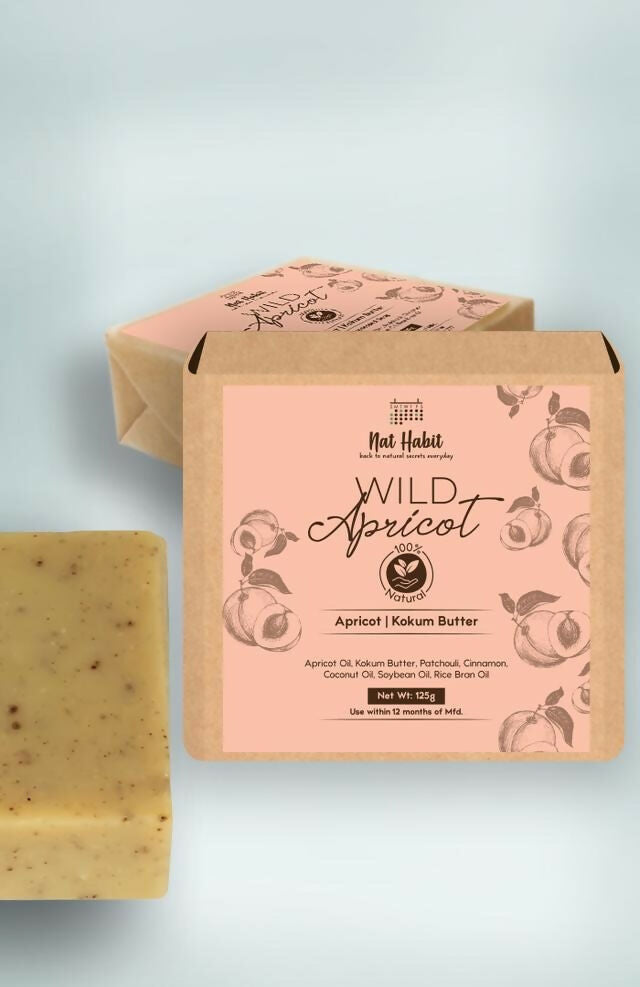 Nat Habit Cold Processed Wild Apricot Soap | Grocsy