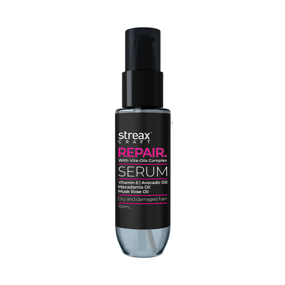 Streax Craft Repair Hair Serum For Dry and Damaged Hair Repair With Vita-Oils Complex | Grocsy