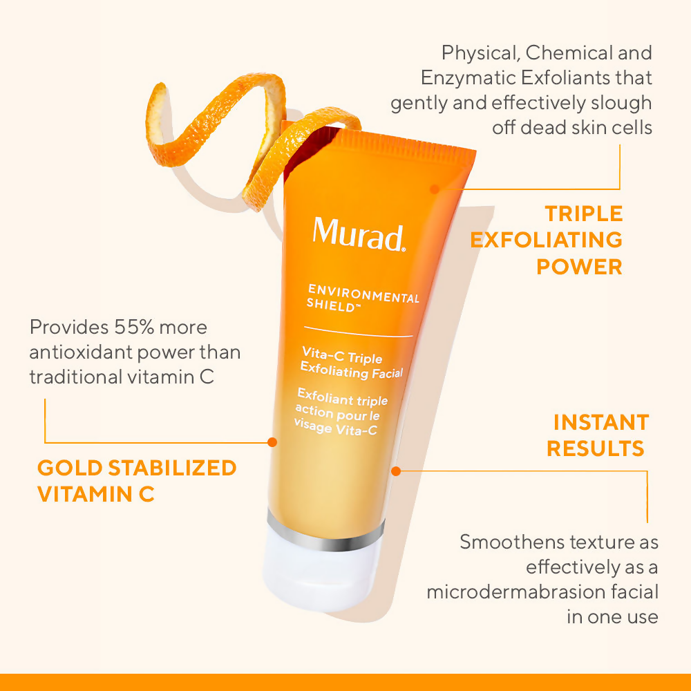 Murad Environmental Shield Vitamin C Triple Exfoliating Facial | Grocsy