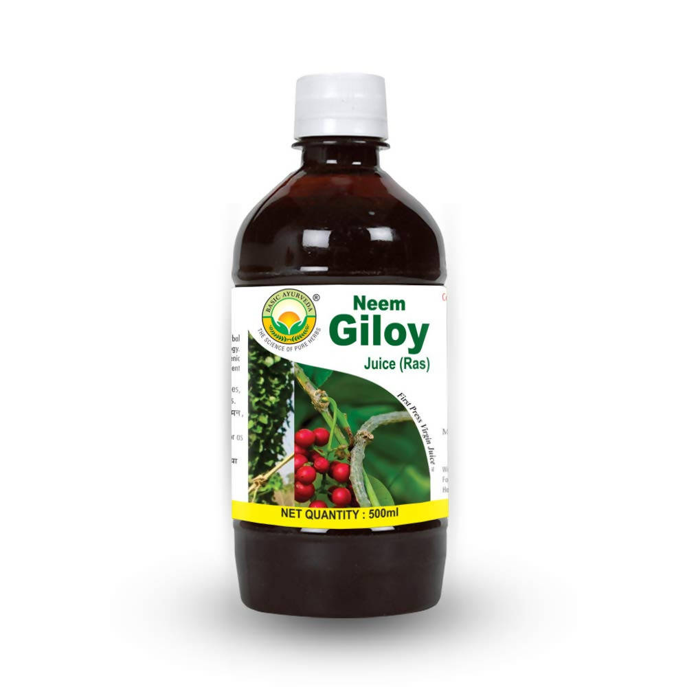 Basic Ayurveda Neem Giloy Juice (Ras) | Grocsy