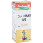 Baidyanath Jhansi Chaturmukh Ras (With Gold) | Grocsy