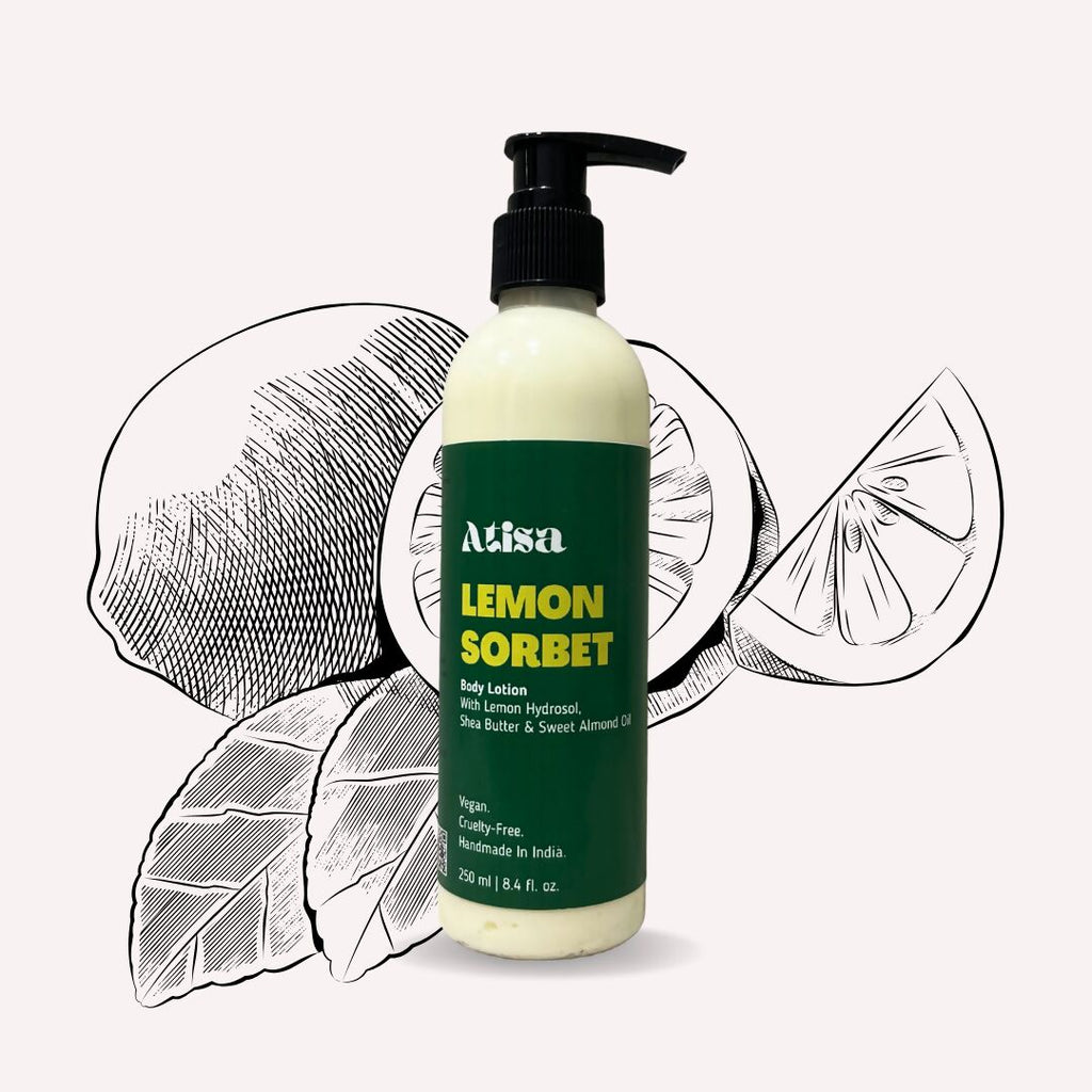 Atisa Lemon Sorbet Body Lotion | Grocsy