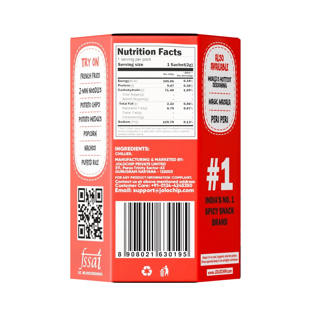Jolospice Chilli Flakes | Grocsy