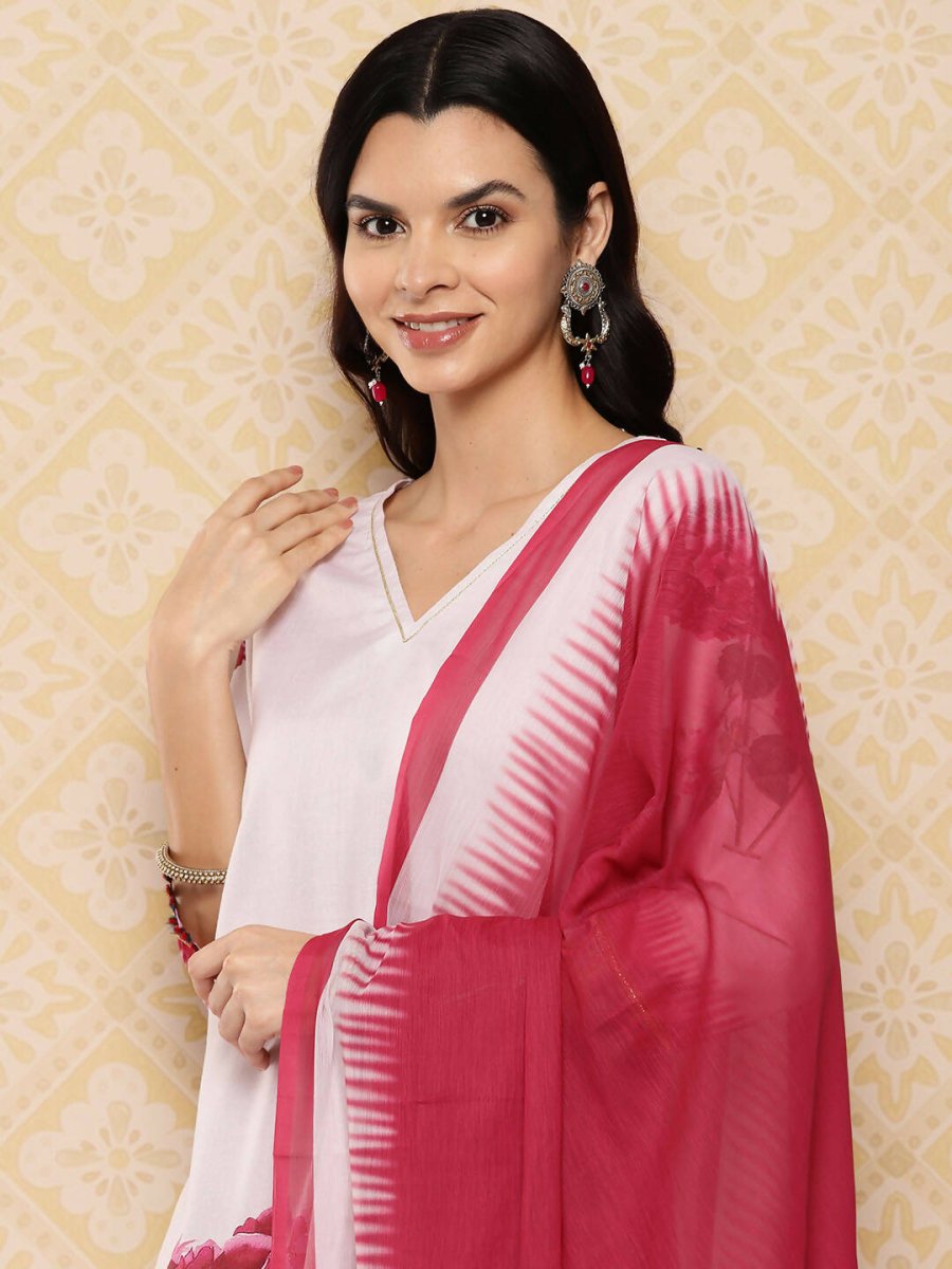 Ahalyaa Women's Traditional wear Kurta Set - Beige | Grocsy