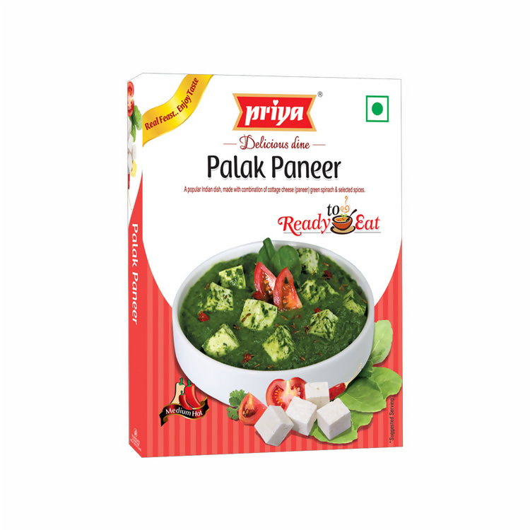 Priya Ready To Eat Palak Paneer | Grocsy