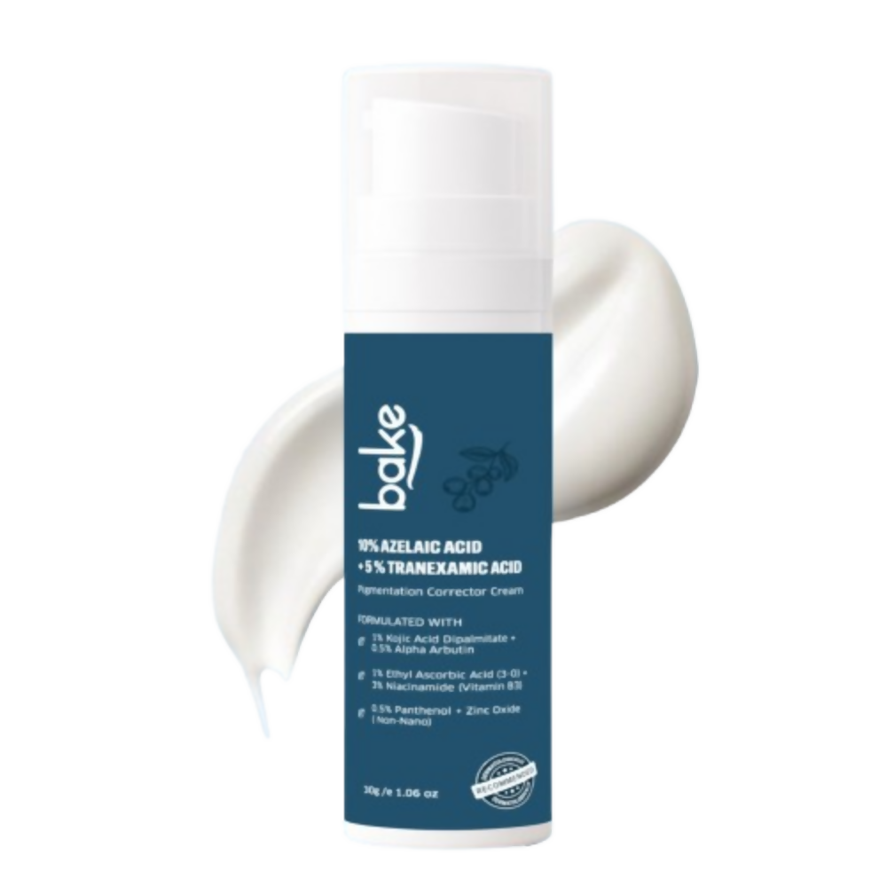 Bake 10% Azelaic Acid + 5% Tranexamic Acid Pigmentation Corrector Cream | Grocsy