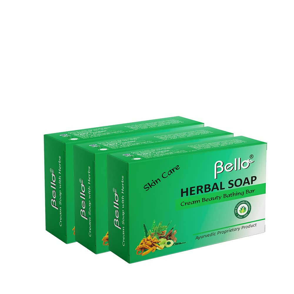 Bello Herbals Soap | Cream Beauty Bathing Bar | Grocsy