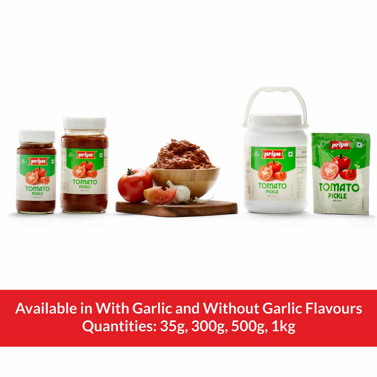 Priya Tomato Pickle Without Garlic | Grocsy