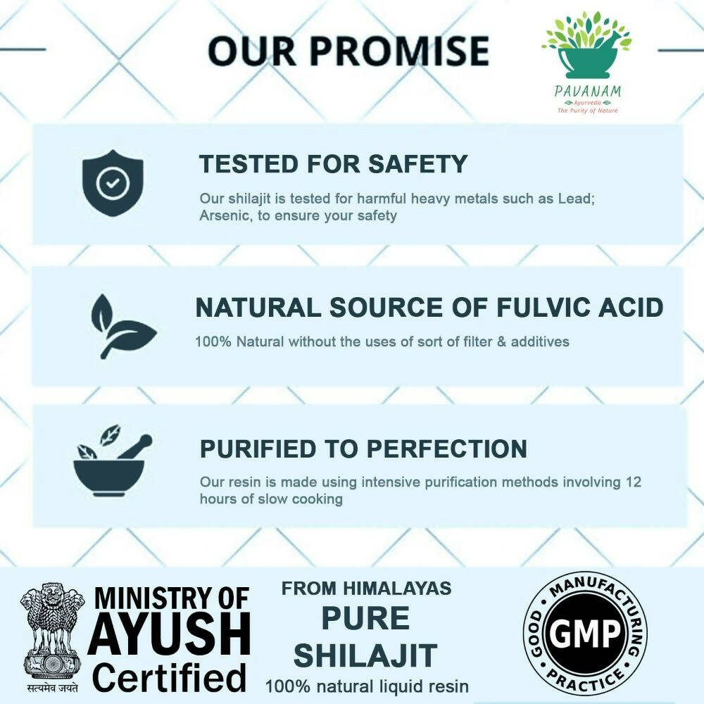 Pavanam Ayurveda Pure Himalayan Sj Resin Form | Grocsy