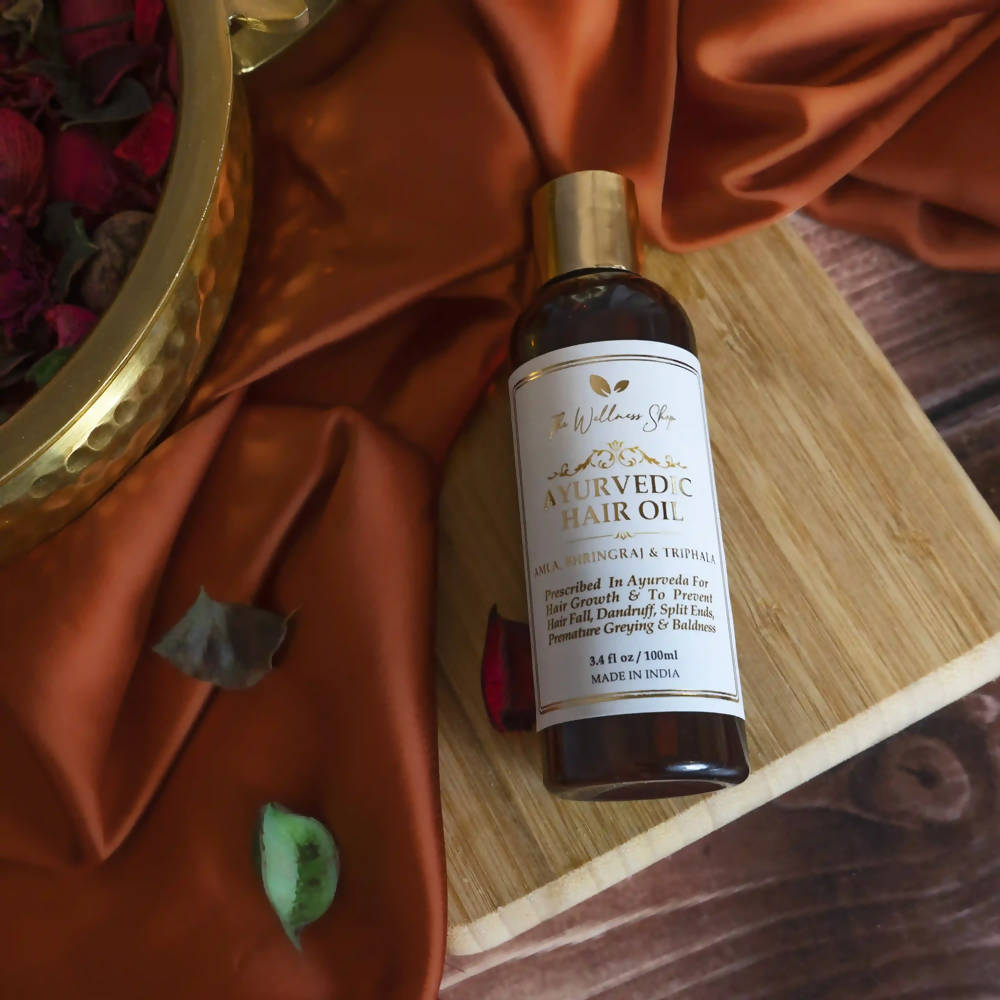 The Wellness Shop Ayurvedic Hair Oil | Grocsy