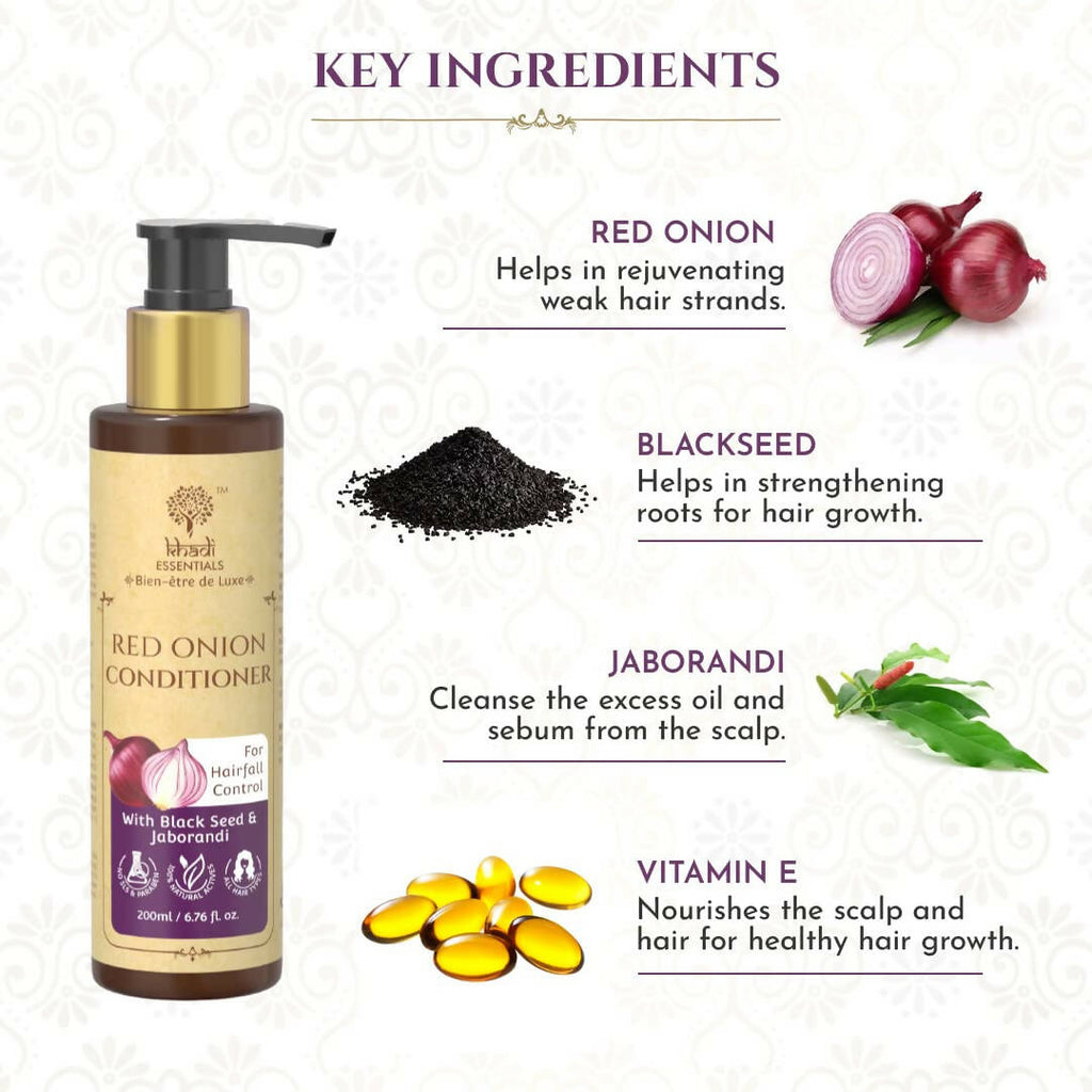 Khadi Essentials Red Onion Conditioner | Grocsy