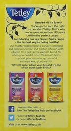 Tetley Fruit Infusions With Lemon And Ginger Tea Bags | Grocsy