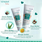 Dr. Reddy's Venusia Baby Intensive Moisturizing Cream | For Dry & Ultra-Dry Skin | Paraben & Sulphate-Free | Grocsy