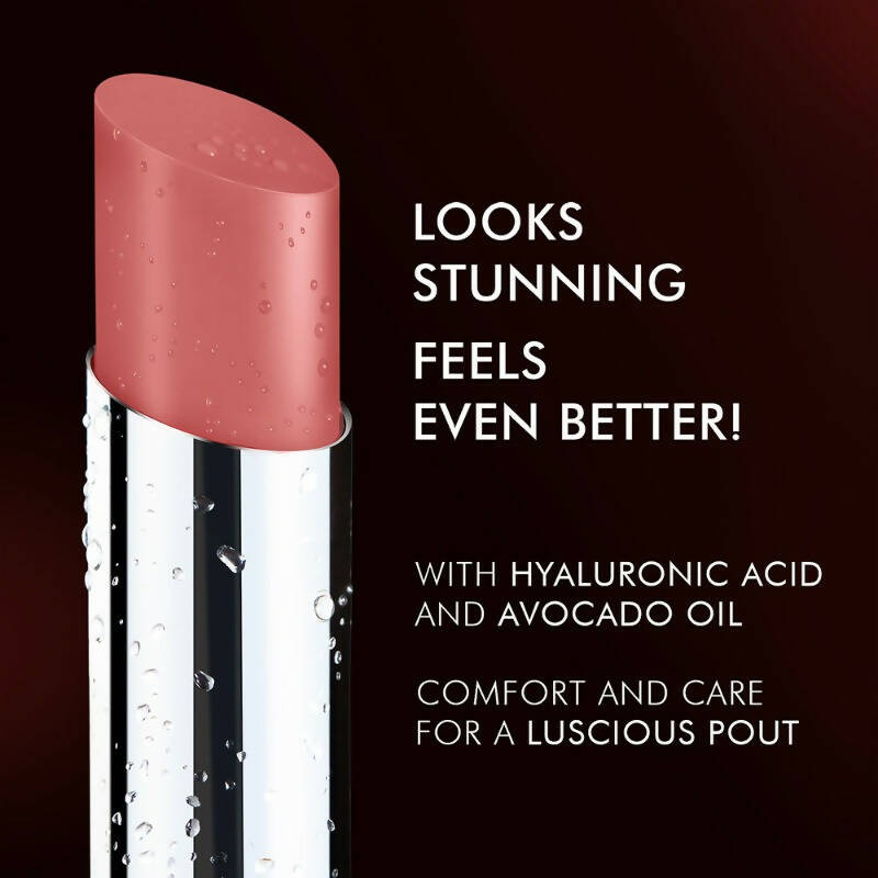 Lakme Absolute Skin Dew Satin Lipstick - 102 Nude Rose | Grocsy
