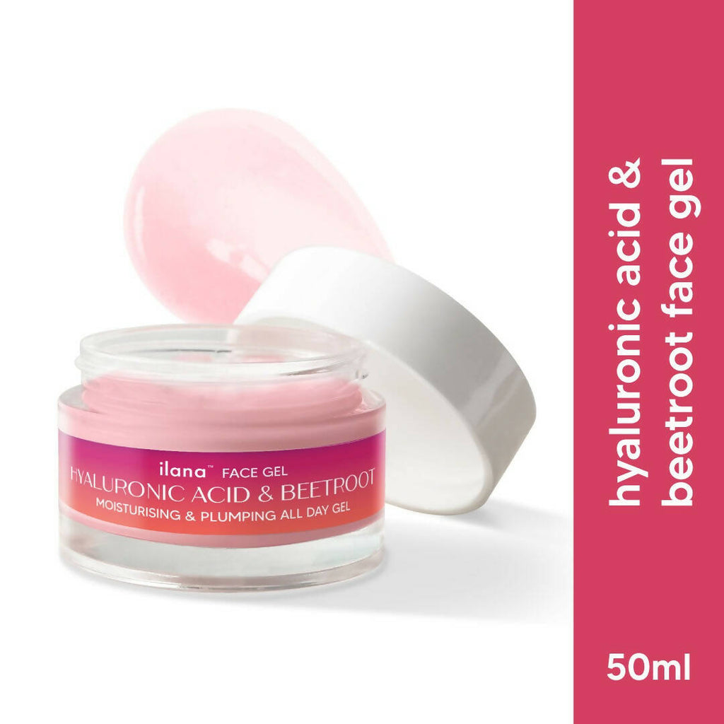 Ilana Hydrating And Nourishing All-Day Gel With Hyaluronic Acid & Beetroot | Grocsy