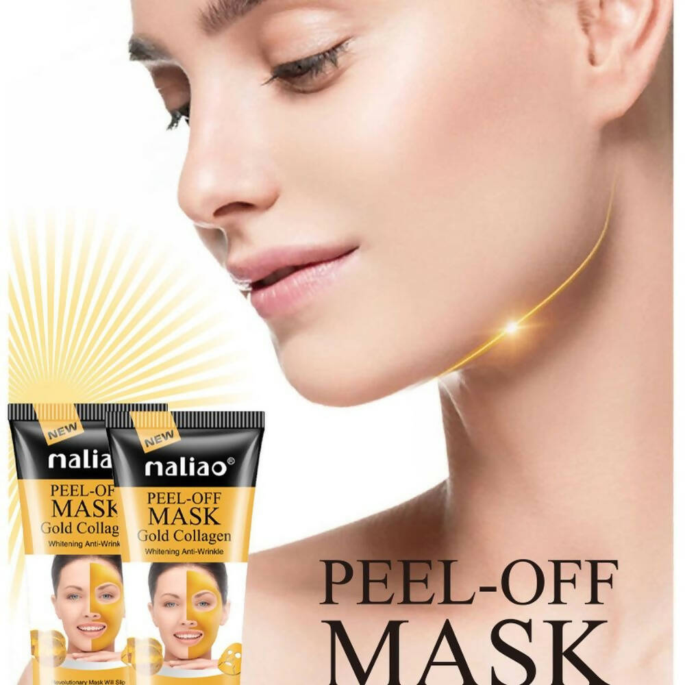Maliao Gold Collagen Whitening Anti Wrinkle Peel Off Mask | Grocsy
