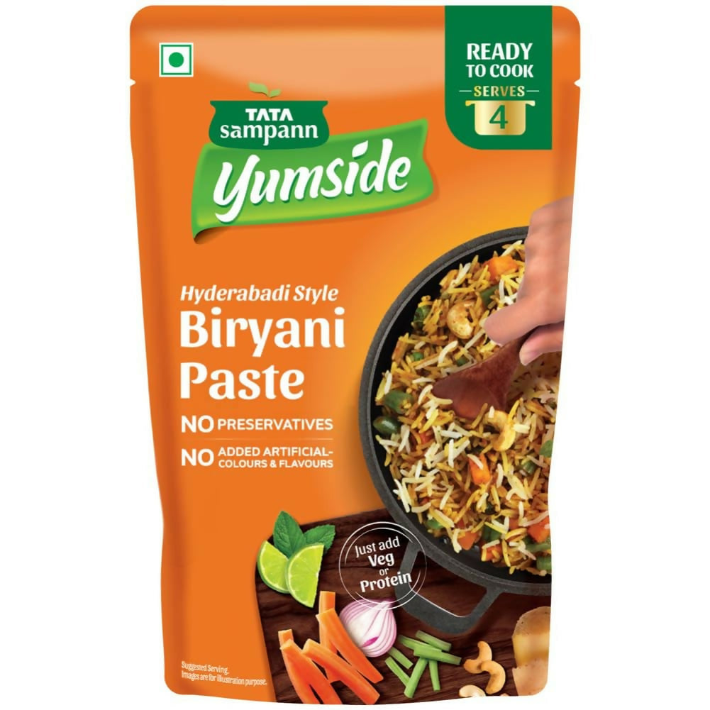 Tata Sampann Yumside Biryani Paste/Masala - Hyderabadi Style | Grocsy