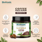 Medimade Wellness Coffee Face Scrub | Grocsy