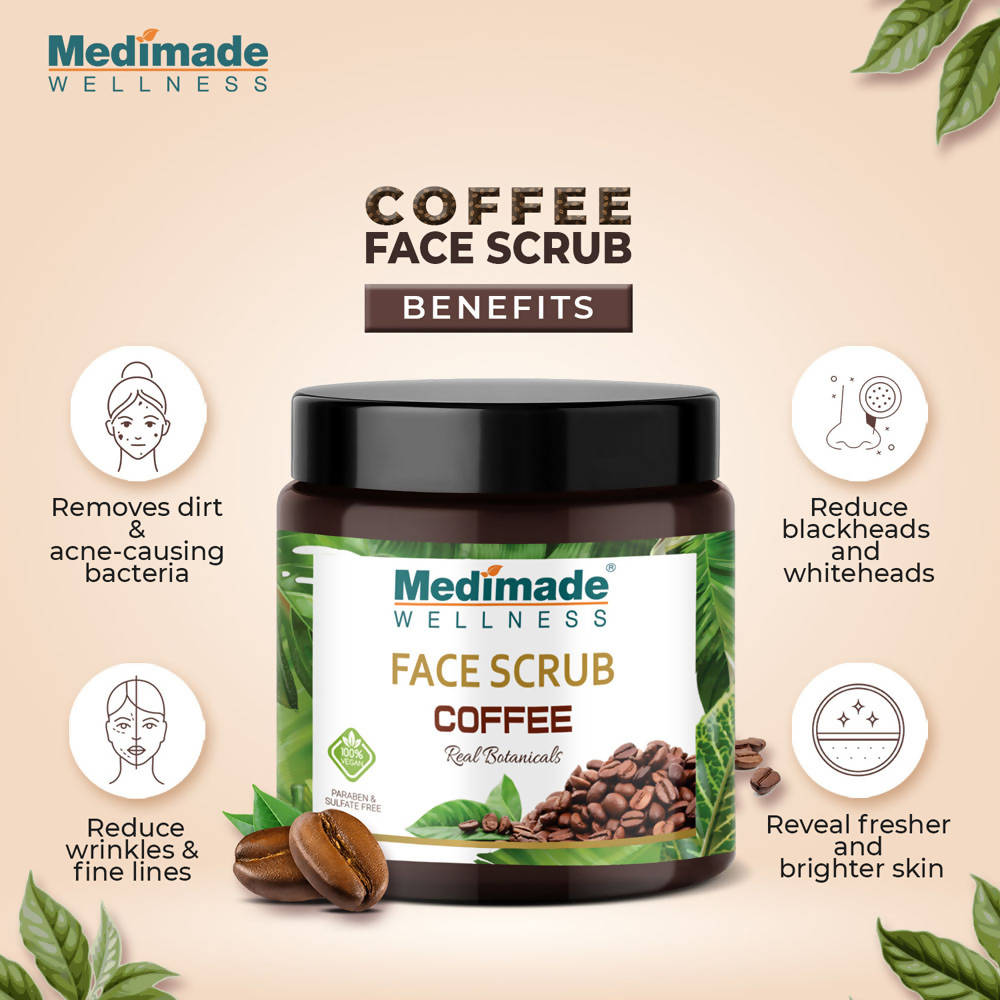 Medimade Wellness Coffee Face Scrub | Grocsy