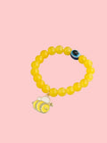 NVR Men & Women Yellow Artificial Beads Stylish Bracelet | Grocsy