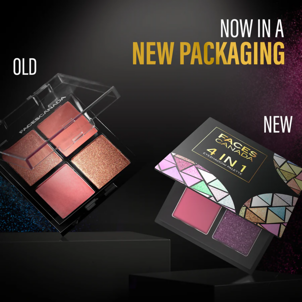 Faces Canada 4 in 1 Eyeshadow Palette - Moody Moon 06 | Grocsy