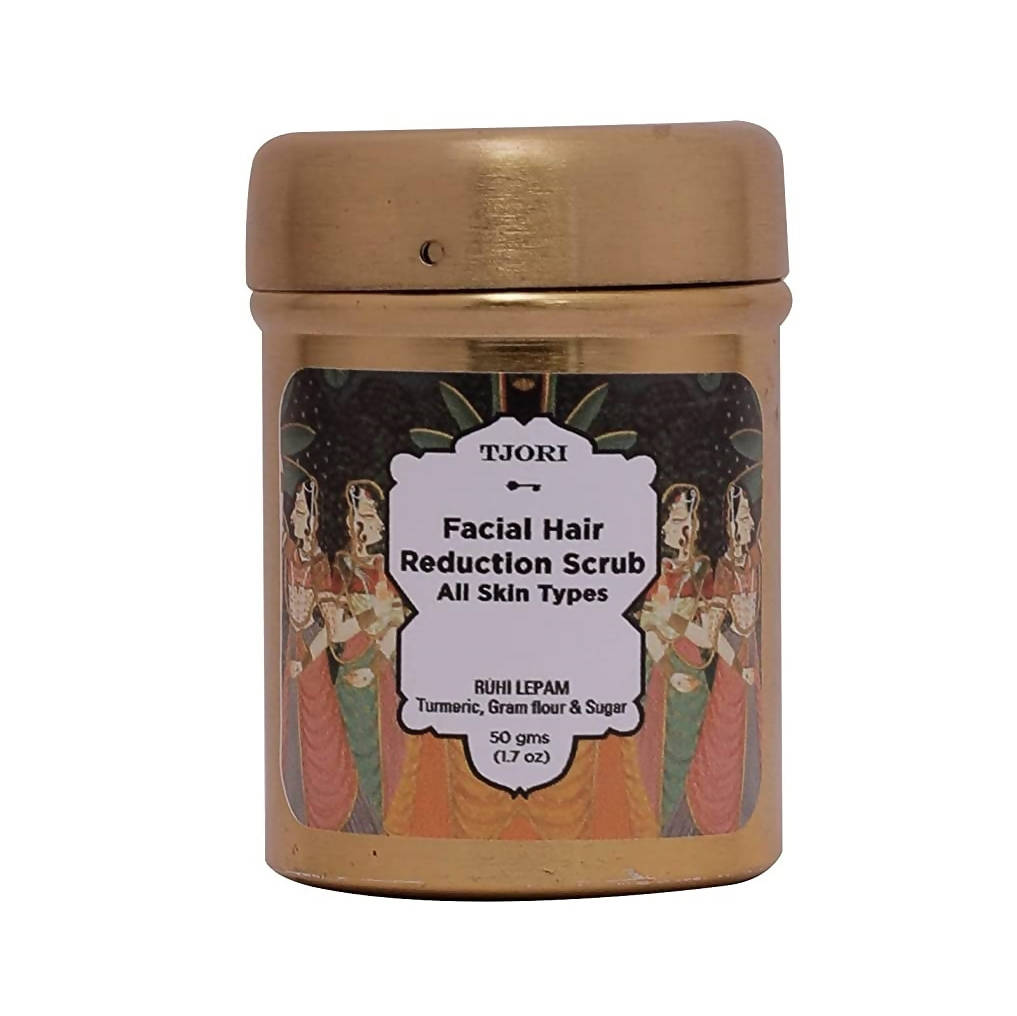 Tjori Facial Hair Reduction Scrub All Skin Types | Grocsy