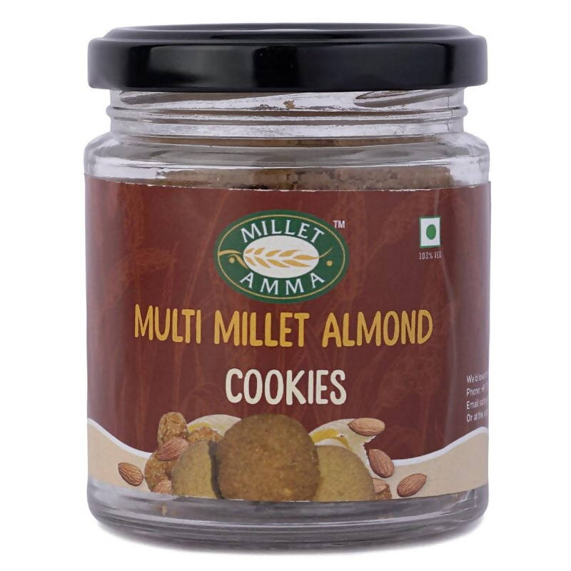 Millet Amma Multi Millet Almond Cookies | Grocsy