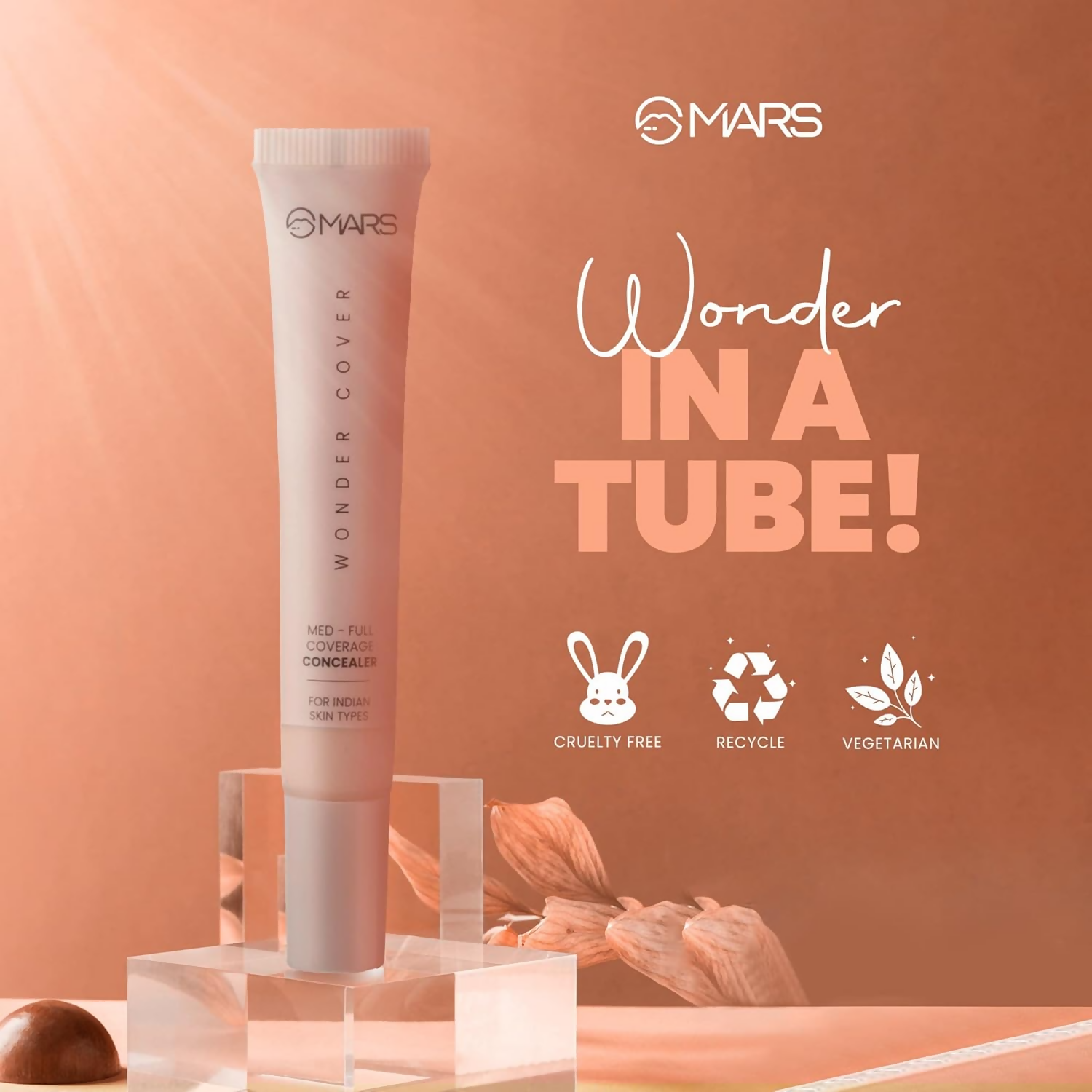 MARS Cosmetics Wonder Cover Liquid Concealer - Shade 05 | Grocsy