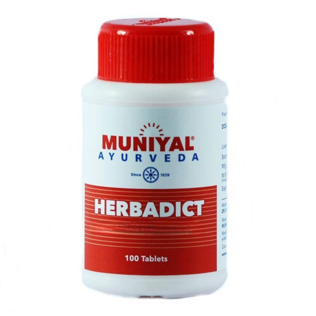 Muniyal Ayurveda Herbadict Tablets | Grocsy