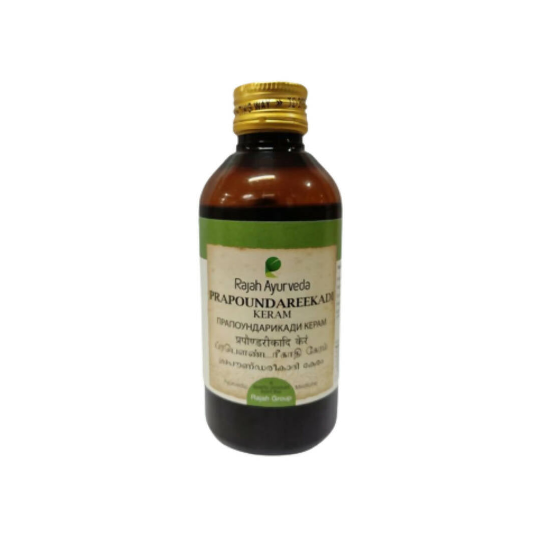 Rajah Ayurveda Prapoundareekadi Thailam | Grocsy