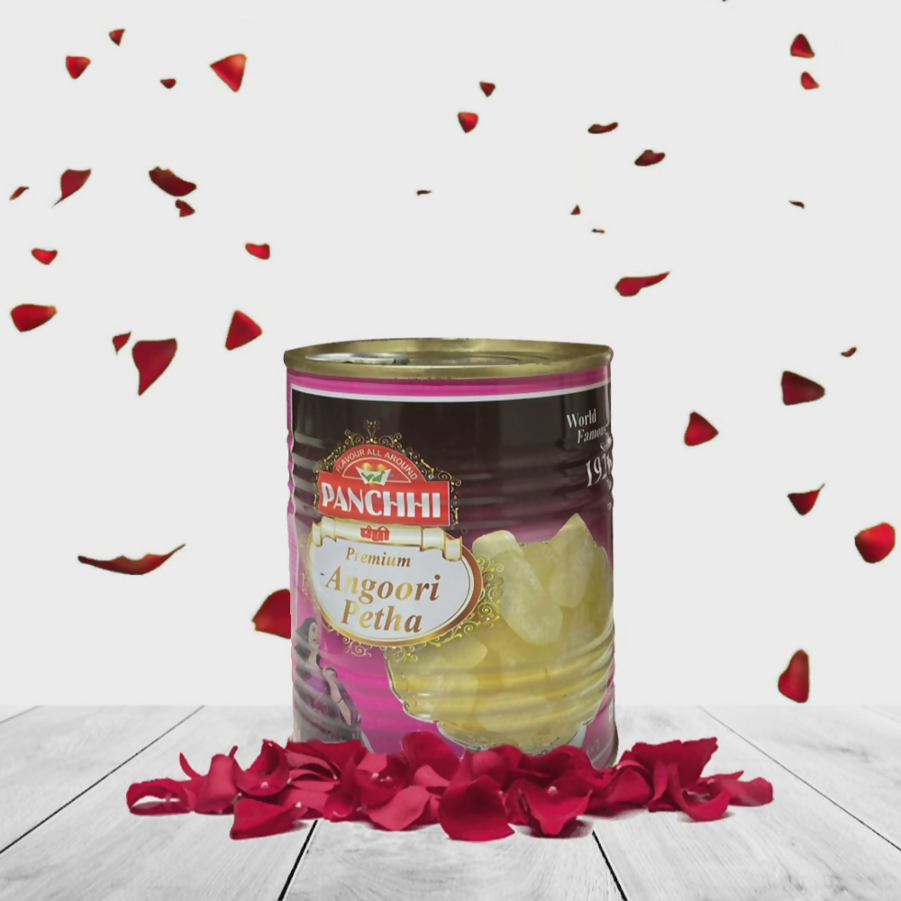 PANCHHI Rose Angoori Petha - Tin Pack | Grocsy