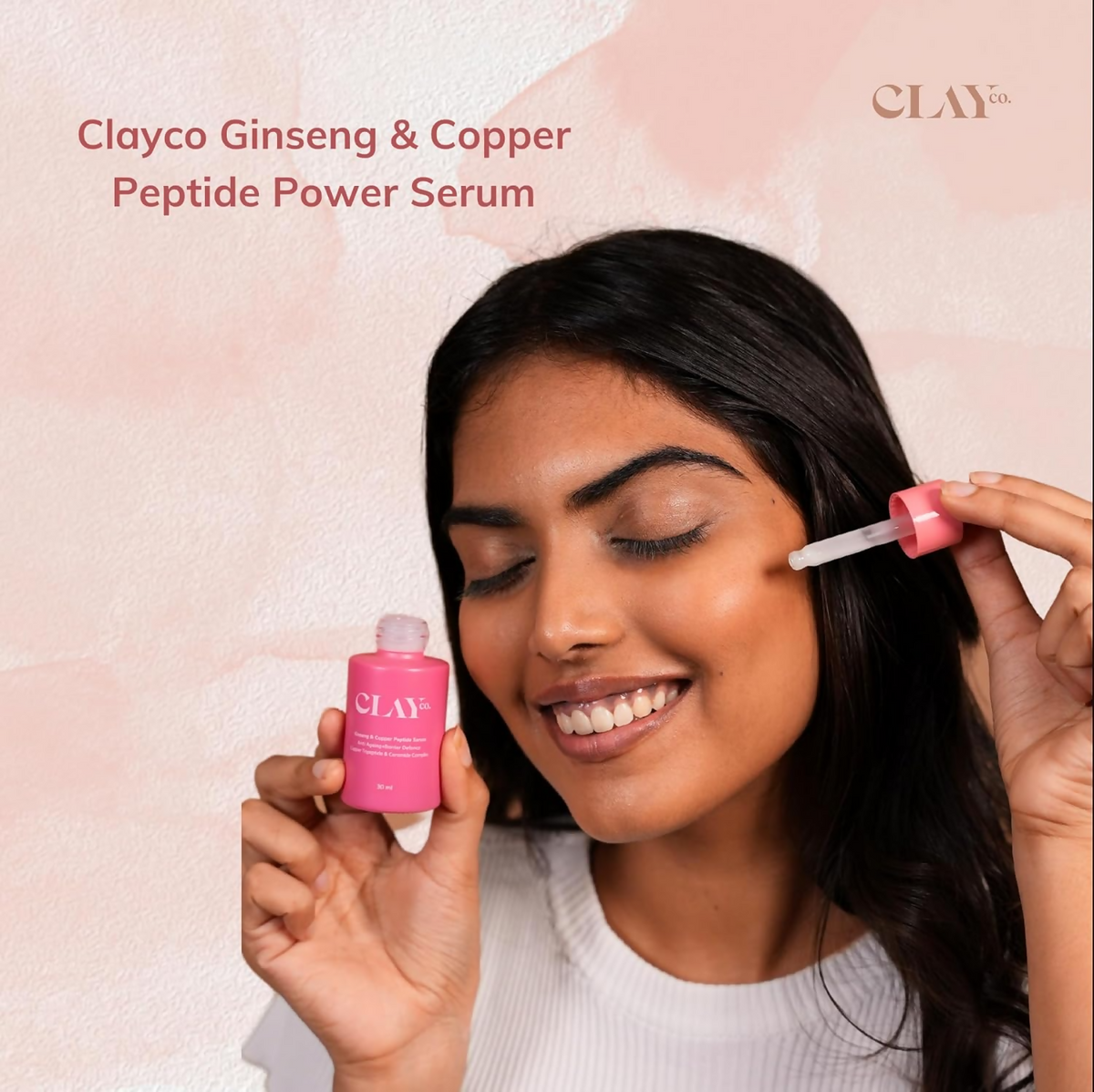 Clayco Ginseng and Copper Peptide Power Serum | Grocsy