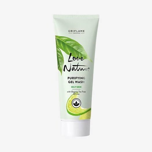 Oriflame Love Nature Purifying Gel Wash with Organic Tea Tree & Lime | Grocsy