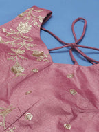 House of Panchhi Rose Gold Net Sequinse Work Lehenga & Blouse, Dupatta | Grocsy