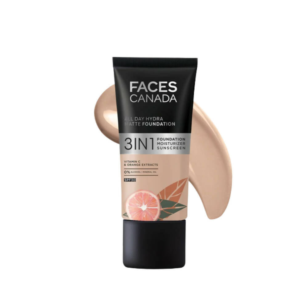 Faces Canada All Day Hydra Matte Foundation-Rich Ivory 013 | Grocsy