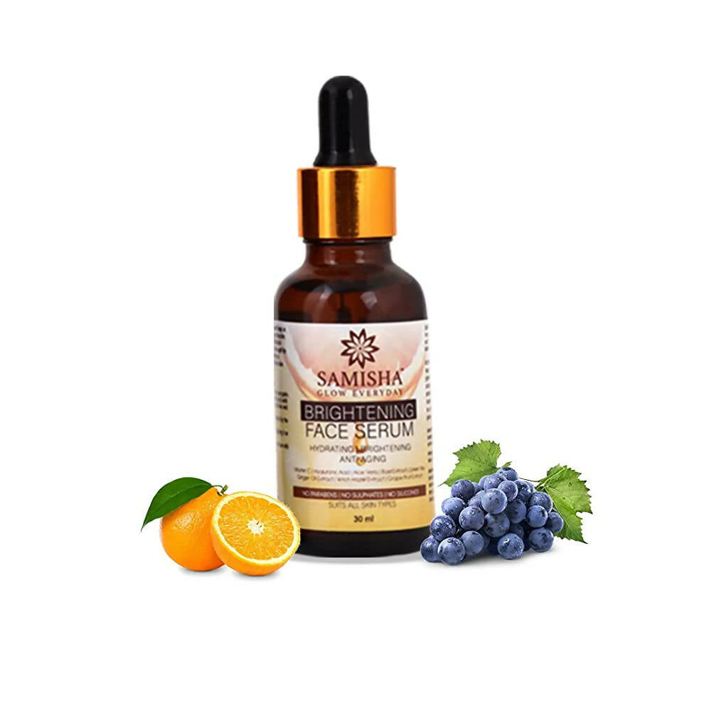 Samisha Organic Brightening Vitamin C Face Serum | Grocsy