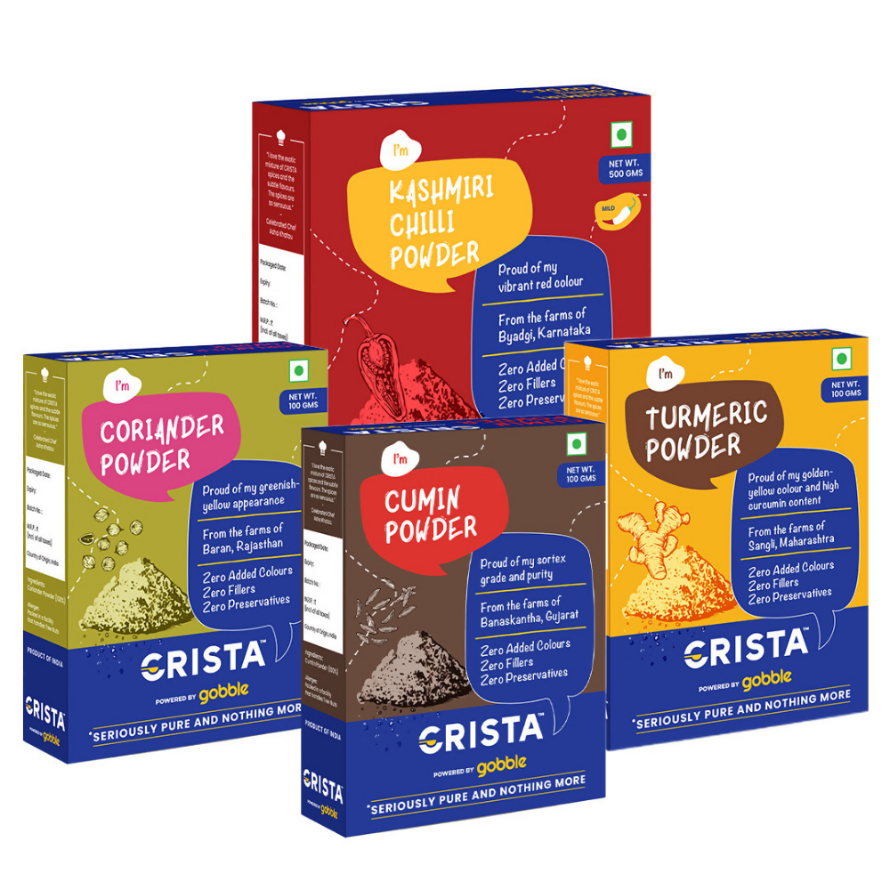Crista Spices Daily Ground Spices (Masala) Combo Pack - 2 | Grocsy