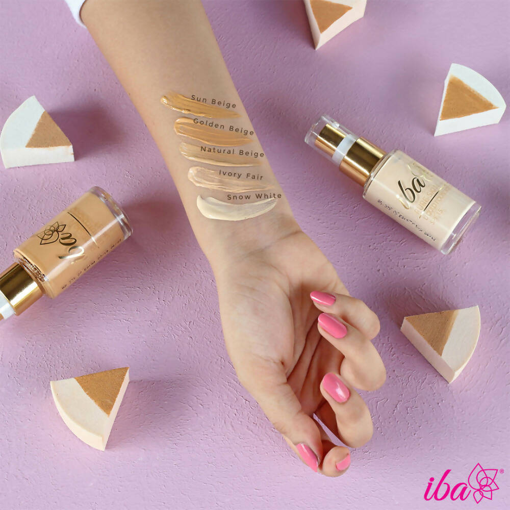 Iba Pure Skin Liquid Foundation SPF 15 - Natural Beige | Grocsy