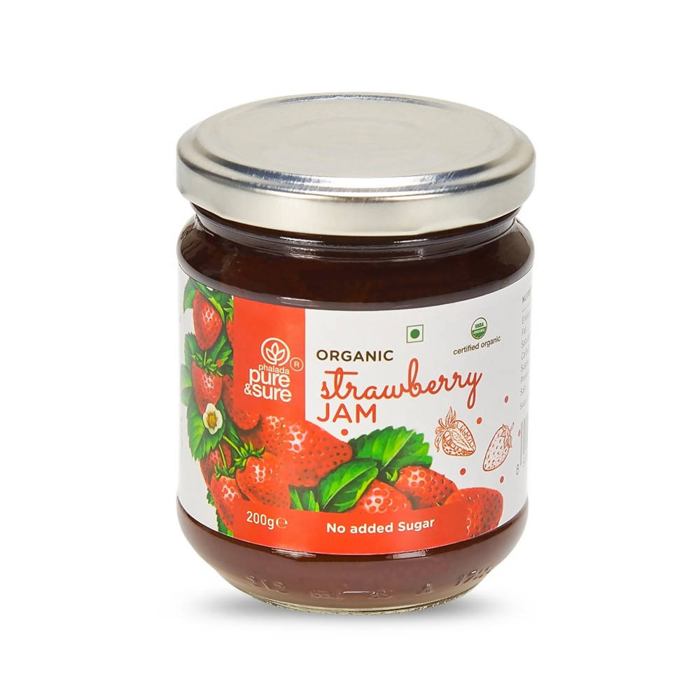Pure & Sure Organic Strawberry Jam | Grocsy