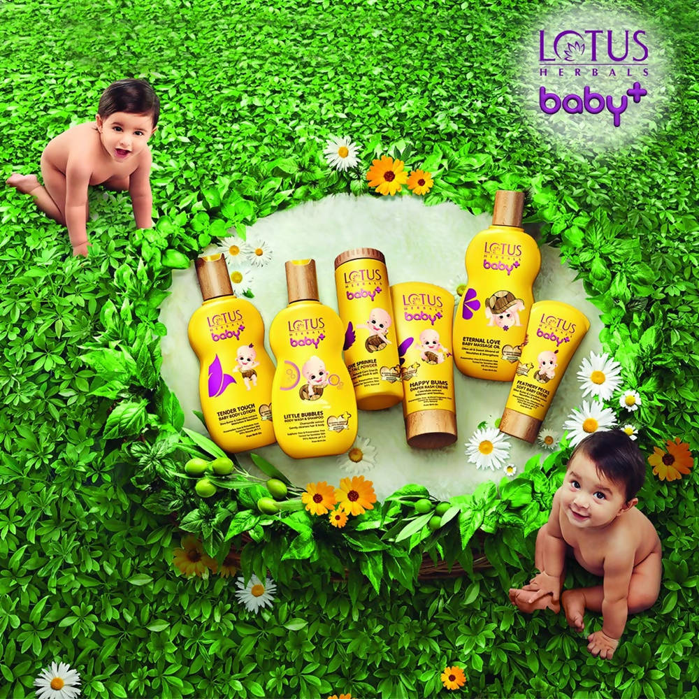 Lotus Herbals Baby+ Feathery Pecks Soft Baby Creme | Grocsy