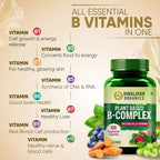 Himalayan Organics Plant Based B-Complex Capsules | Grocsy