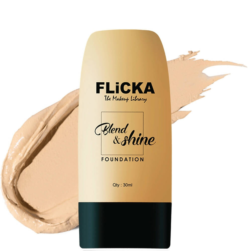 Flicka Blend & Shine Foundation - Walnut | Grocsy