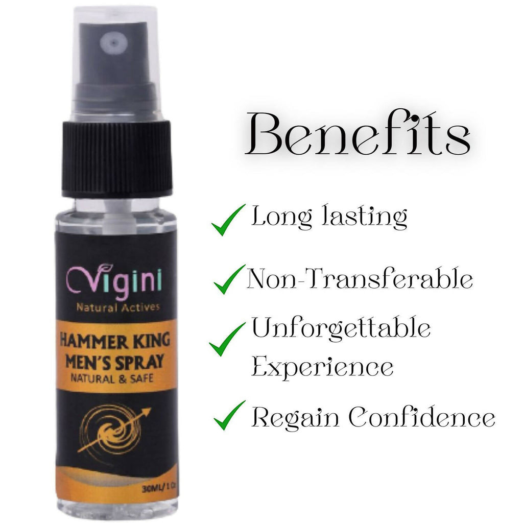 Vigini Natural Hammer King CFC Delay Spray Increase Time for Men | Grocsy