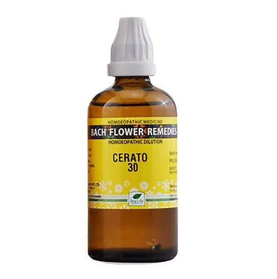 New Life Homeopathy Bach Flower Remedies Cerato 30 Dilution | Grocsy