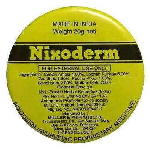 Nixoderm Ayurvedic Cream | Grocsy