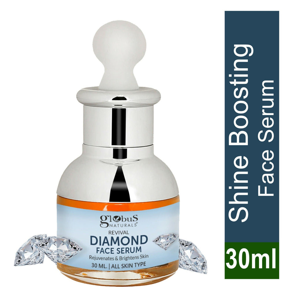 Globus Naturals Revival Diamond Shine Boosting & Anti Ageing Face Serum | Grocsy