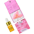 Natural Vibes Rose Quartz Gua Sha with Free Gold Beauty Elixir Oil | Grocsy